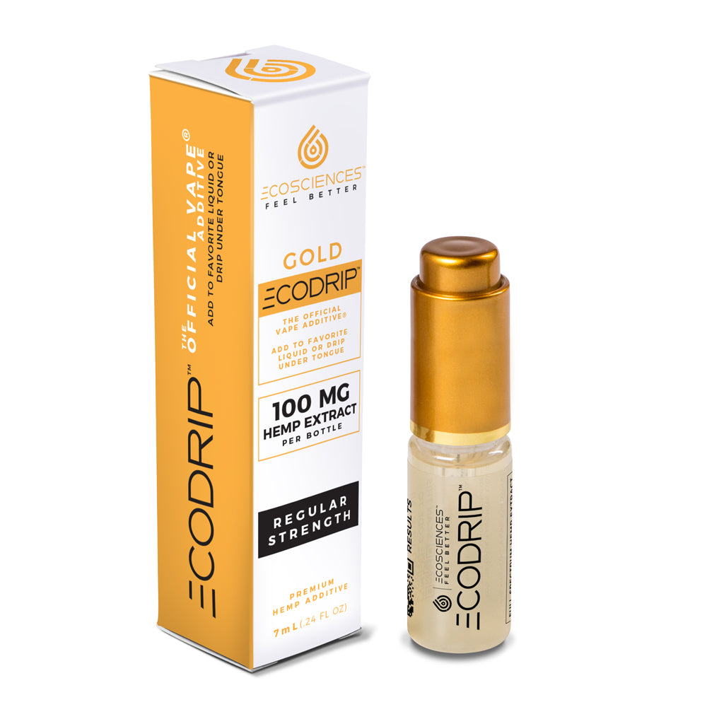 ECODRIP Gold 7ml - CBD Vape Additive - Medium Strength