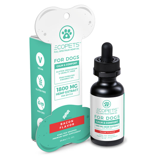 ECOPETS For Dogs 30ml (Bacon Flavor) - CBD Oil for Dogs